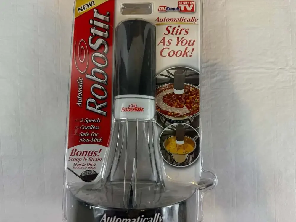 Robo Stir Automatic Cooking Pot Stirrer 3-Speed Cordless Non-Stick As Seen On TV